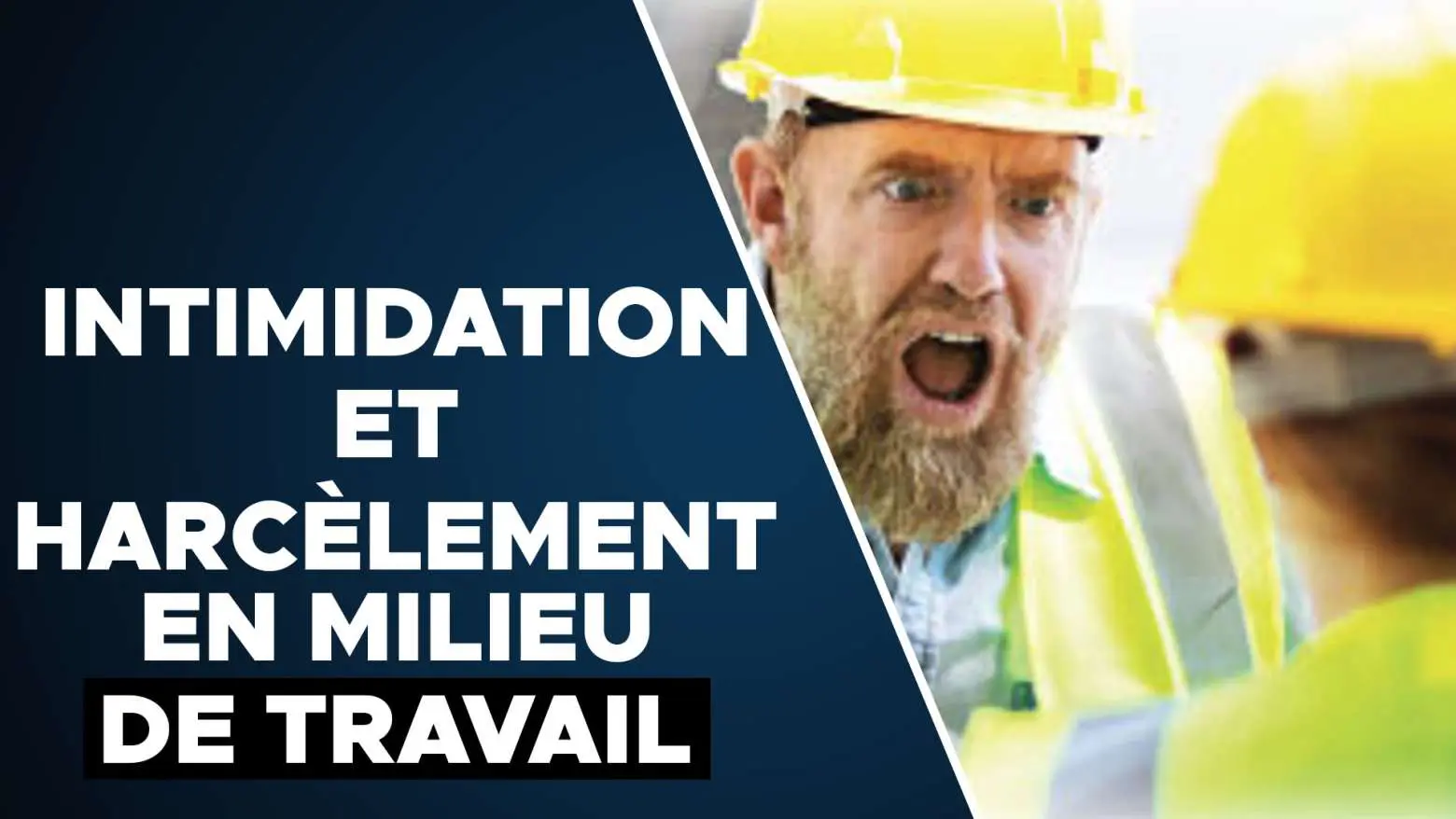 Intimidationet harcèlementen milieu de travail